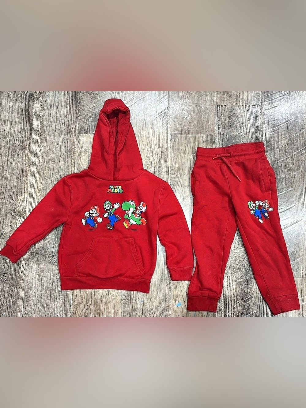 Super Mario Red Boys Matching Set